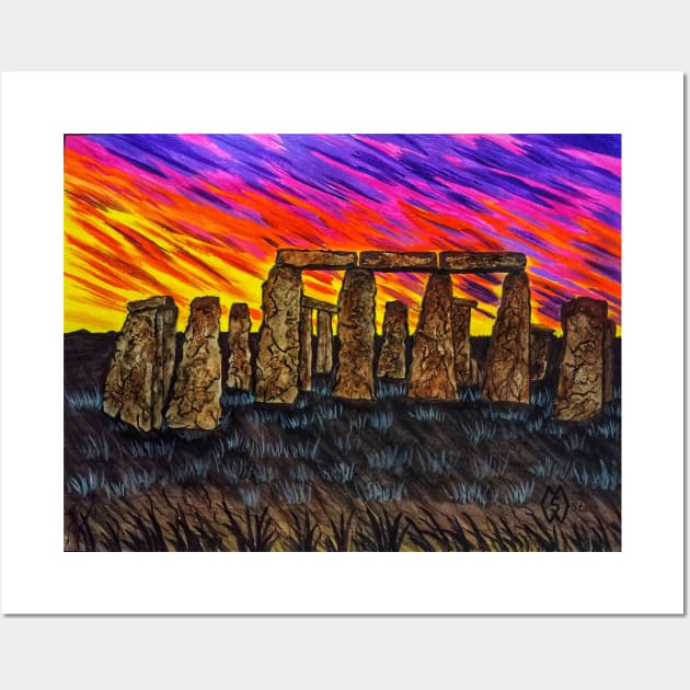 Stonehenge Shadows Wall Art by Matt Starr Fine Art